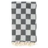 Plaid en coton damier