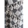 Plaid en coton damier