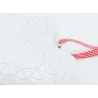 Coeur en métal laqué blanc