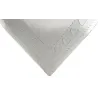 Coeur en métal laqué blanc