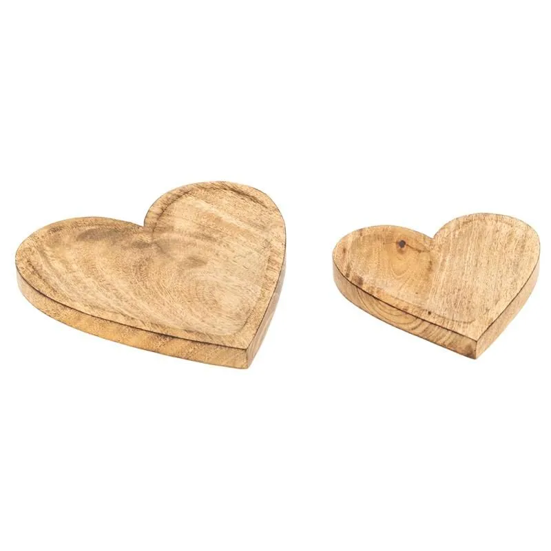 Corbeille coeur en manguier