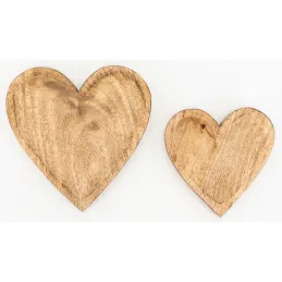 Corbeille coeur en manguier