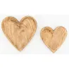Corbeille coeur en manguier