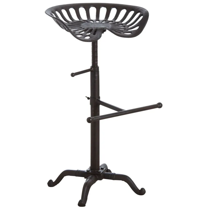 Tabouret haut en fonte
