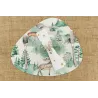 Ronds de serviettes en aluminium Cerf