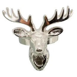 Ronds de serviettes en aluminium Cerf