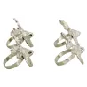 Ronds de serviettes en aluminium Cerf