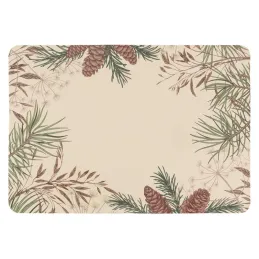 Sets de table en vinyle Pomme de pin