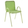 Chaise enfant en polyrésine verte