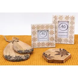 Corbeille en manguier Edelweiss