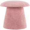 Pouf en velours Mushroom