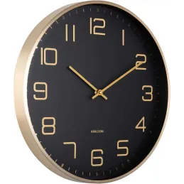 Horloge murale ronde Elegance Glow