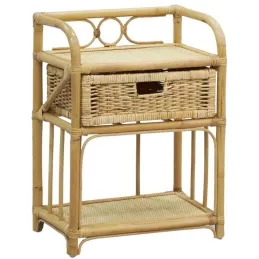 Table de chevet en rotin Madiun