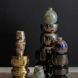 Vase en verre Melange Cone
