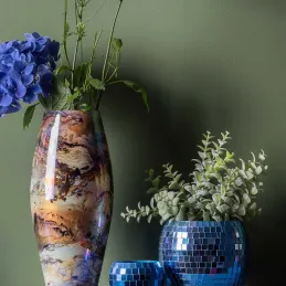 Vase en verre Melange Cone