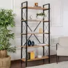 Etagère en aggloméré et métal Elysian