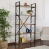 Etagère en aggloméré et métal Elysian