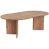 Table basse ovale en aggloméré Sable