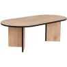 Table basse ovale en aggloméré Sable