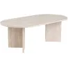 Table basse ovale en aggloméré Sable