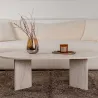 Table basse ovale en aggloméré Sable