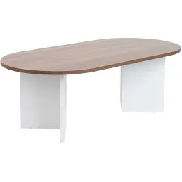 Table basse ovale en aggloméré Sable