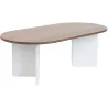 Table basse ovale en aggloméré Sable