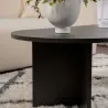 Table basse ovale en aggloméré Sable