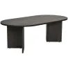 Table basse ovale en aggloméré Sable