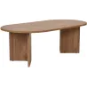 Table basse ovale en aggloméré Sable