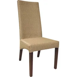 Chaise en loom et teck Simona
