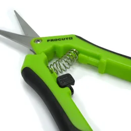 Ciseaux en PVC et acier inoxydable lames incurvées Procut