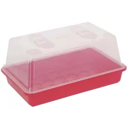 Mini serre non chauffante en plastique 38 x 24 x 19 cm Colors