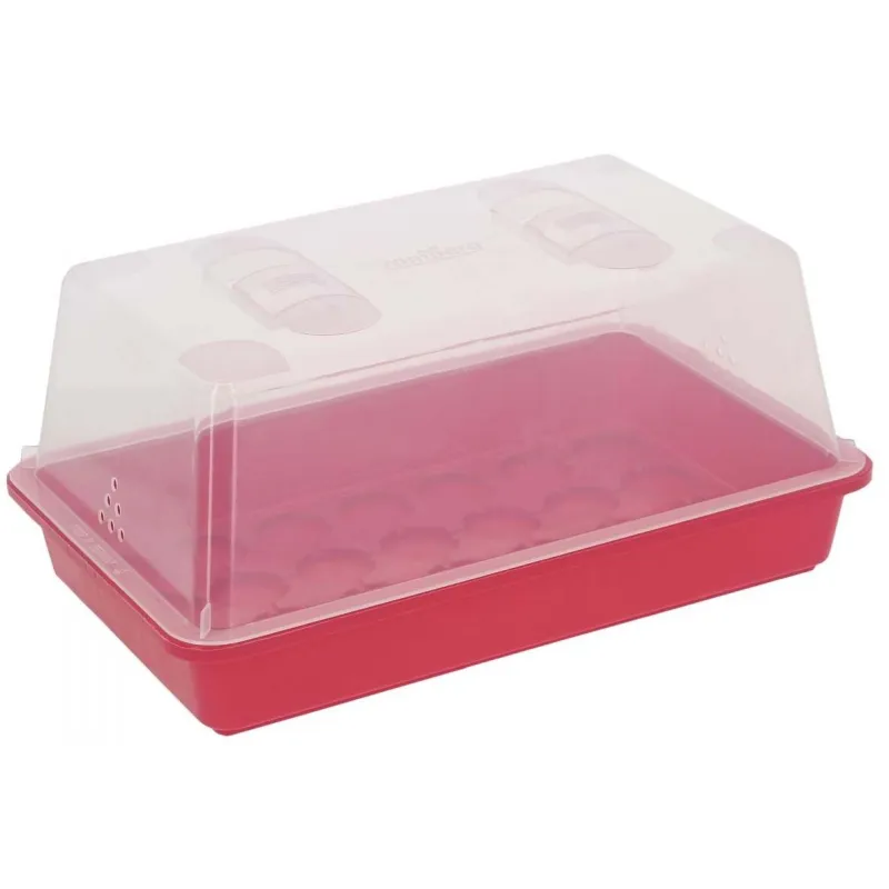 Mini serre non chauffante en plastique 38 x 24 x 19 cm Colors