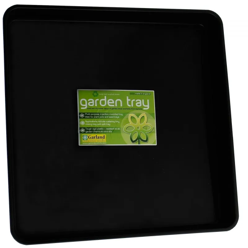 Plateau de jardinage en polypropylène recyclé 60 x 60 x 7 cm