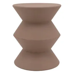 Bout de canapé en métal ZigZag