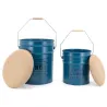 Tabouret/coffre en métal Cargo