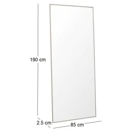 Miroir doré Orlando