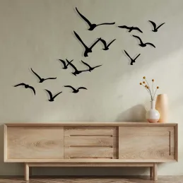 Décoration murale en métal Migration