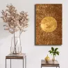 Toile décorative Gold sun 45 x 70 cm