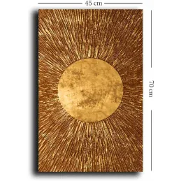 Toile décorative Gold sun 45 x 70 cm