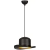 Suspension chapeau haut de forme en métal Sivani