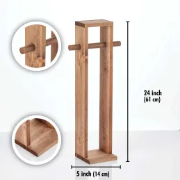 Support à papier toilettes en bois Paper Hange