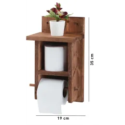 Support à papier toilettes en bois Hange