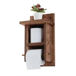 Support à papier toilettes en bois Hange