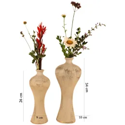 Vase en céramique Body (Lot de 2)