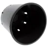 Pot de plantation rond de 10 litres noir  24 x 24 cm