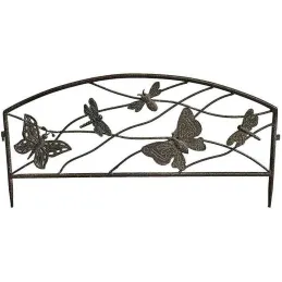 Barrière de jardinière décorative Papillons 51 x 1 x 26 cm