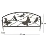 Barrière de jardinière décorative Papillons 51 x 1 x 26 cm
