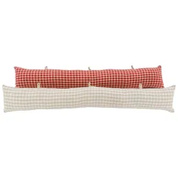 Chiens de porte en coton vichy